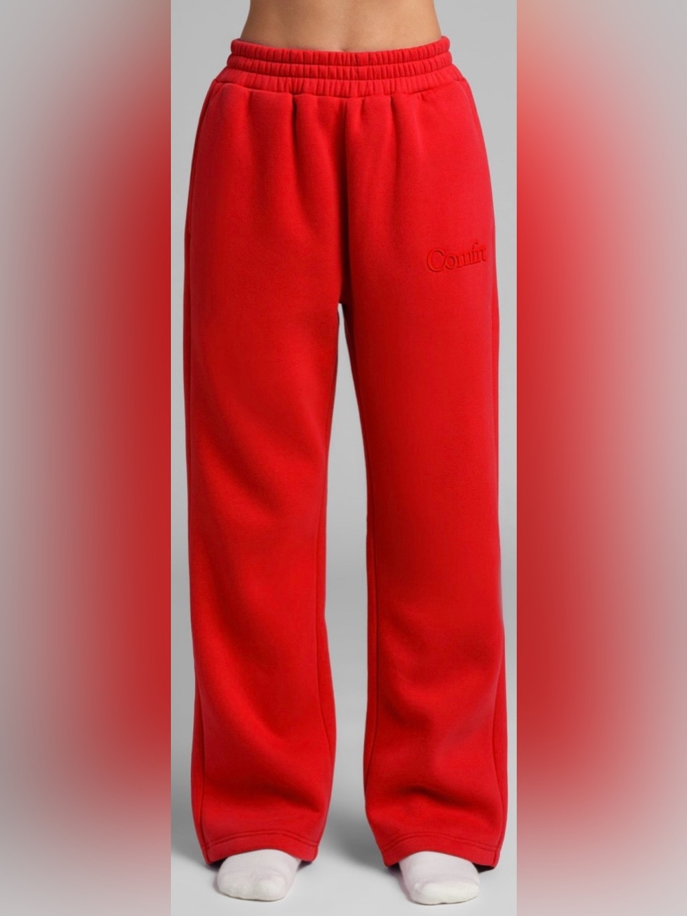 Minimalist straight - leg sweatpants